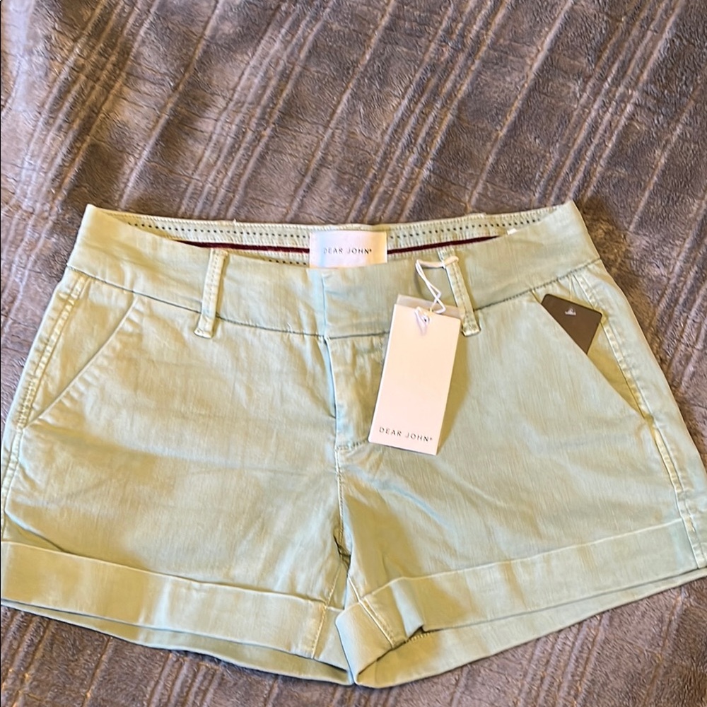Dear John Women's Mint Green Shorts